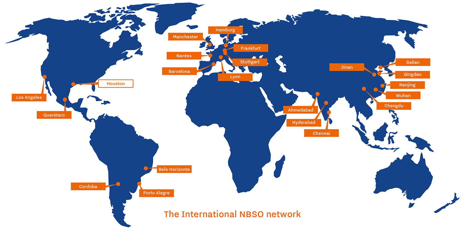 NBSO International Map